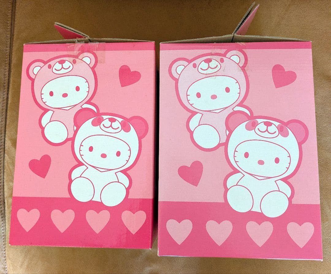 レトロ 1999年 ハローキティ 着ぐるみ変身バンク パンダ&クマ2点セット