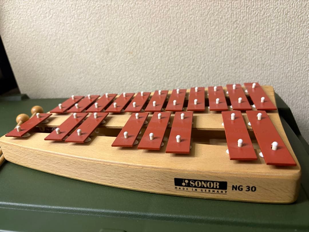 【専用】SONOR NG 30 鉄琴 木製 赤 ゾノア