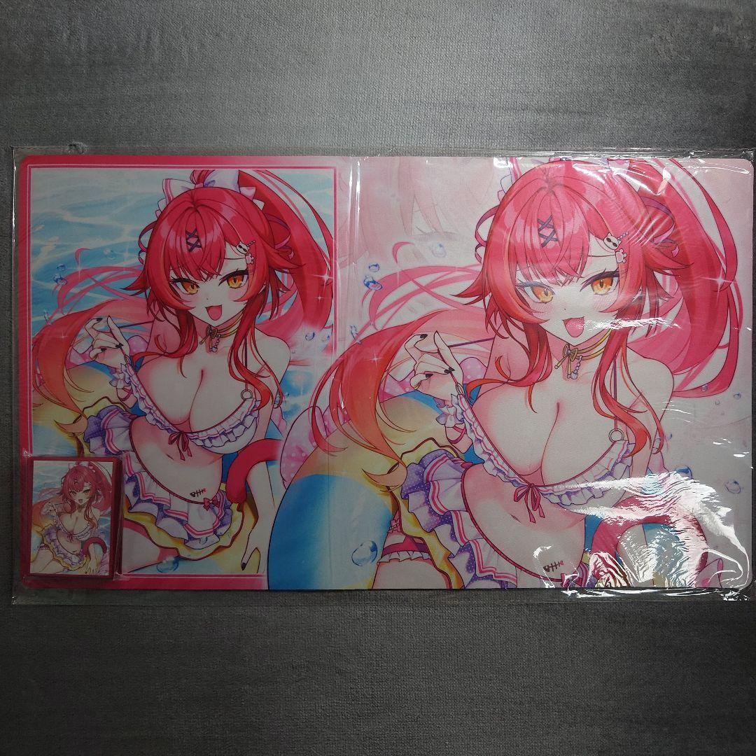 α1 ぶいすぽっ！ 引っ張る&ビキニ&浮き輪 猫汰つな スリーブ&プレイマット