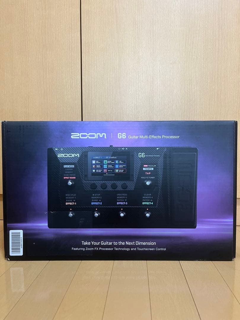ZOOM G6 マルチエフェクター 本体 + ACアダプター