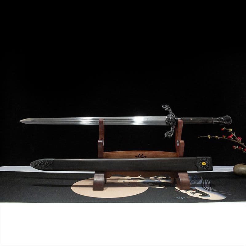 【赤古】古兵器 武具 長剣 手鍛造打 冷兵器 護身工具 戦剣 西洋剣 片手剣