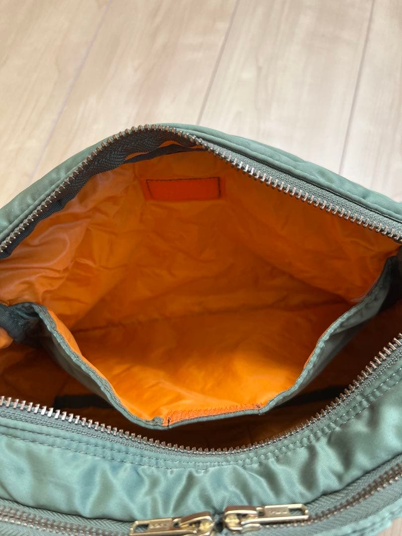 【美品】 PORTER TANKER ショルダーバッグ グリーン