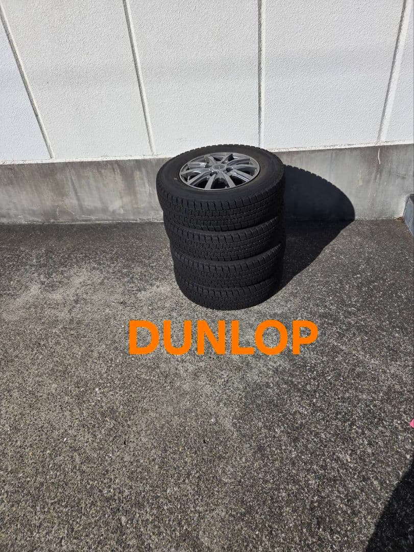 取引B 軽スタッドレス 145/80R12ダンロップWM SV01ホイール付２本