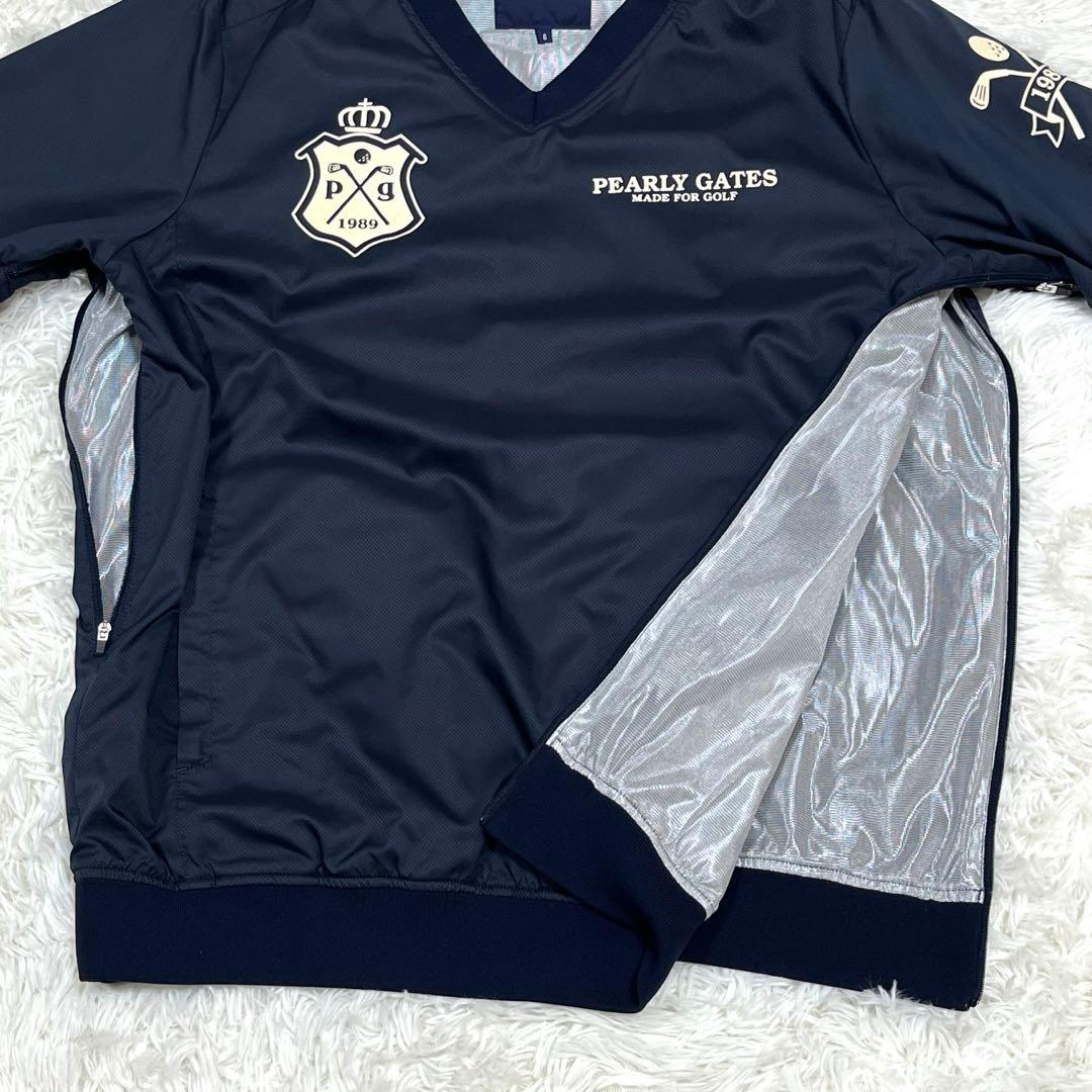 美品✨PEARLY GATES ジャケット 大きいサイズ6 ネイビー
