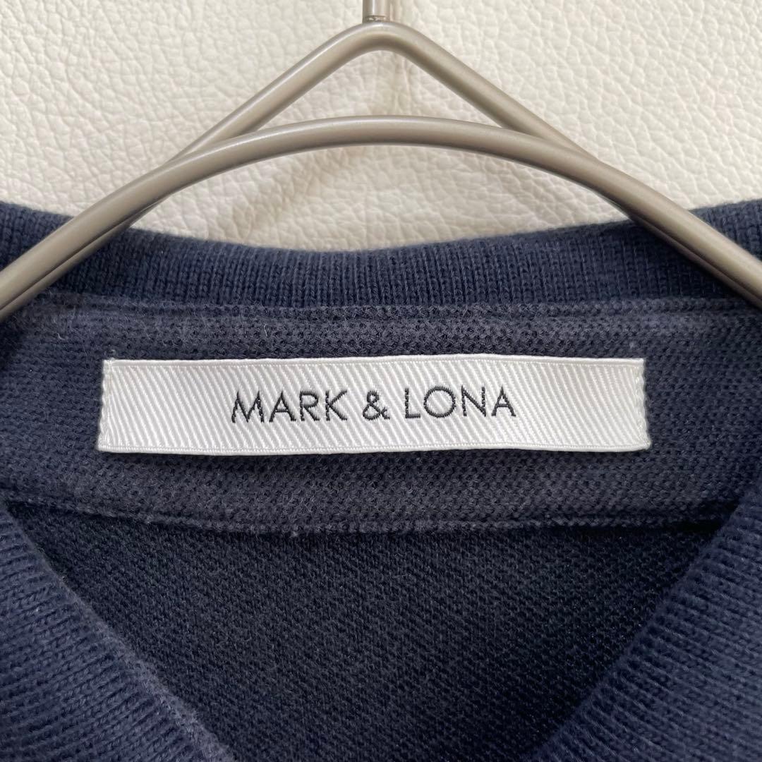 6167◆マークアンドロナ　ノースリーブワンピース　ベルト付き　ゴールド