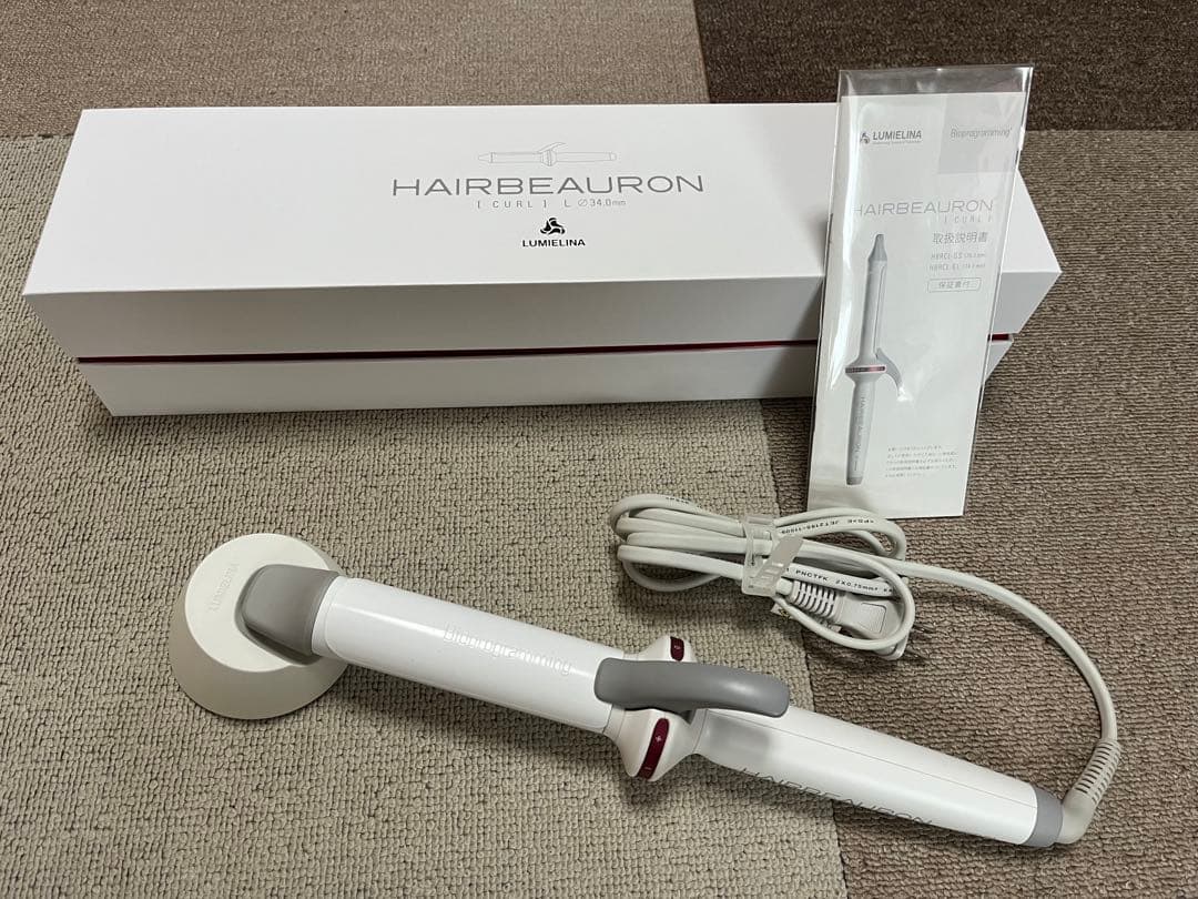 ヘアビューロン カールヘアアイロン 34mm バイオプログラミング
