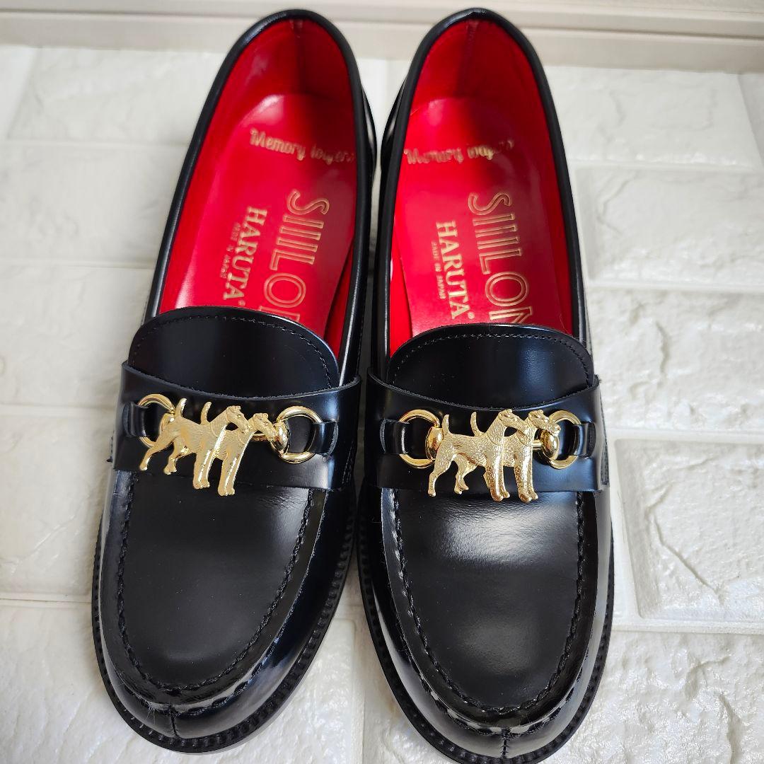 【未使用級】SIILON HARUTA メモリーフォームローファー 黒