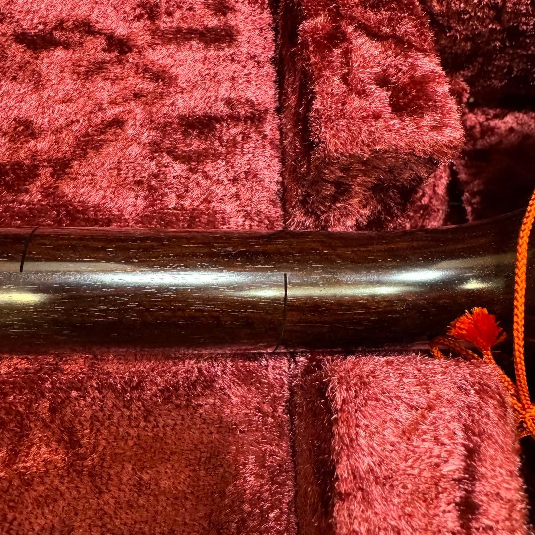 【最終値下げ】地唄三味線 紅木 正寸 トチ ハードケース　木製スタンド付き