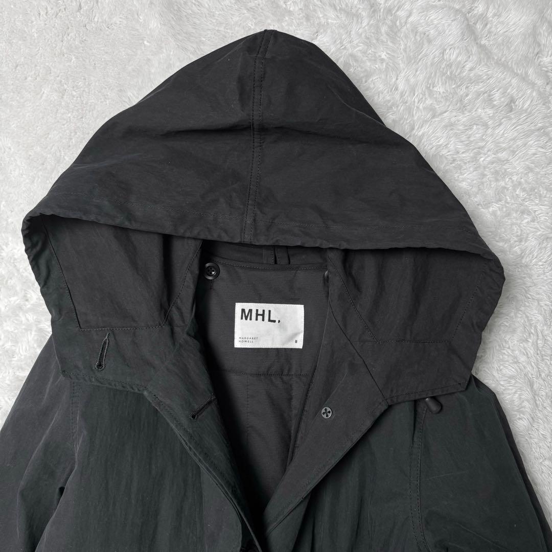 【新品タグ付き】マーガレットハウエル　長袖中綿ライナー付きモッズコート2黒