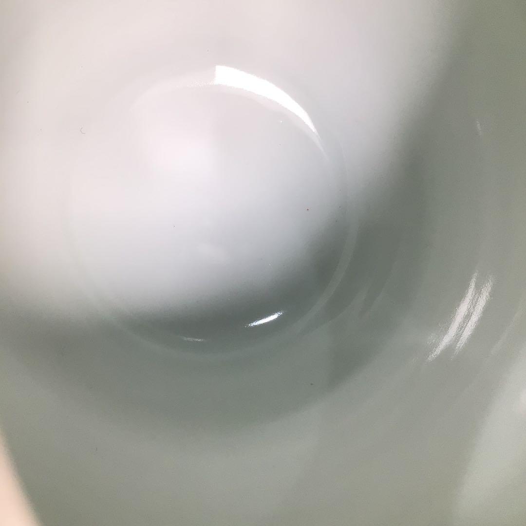 Ｍ８３７　水指　『平安桃山窯造』『染付山水人物文』『芋頭水指』　共箱　茶道具