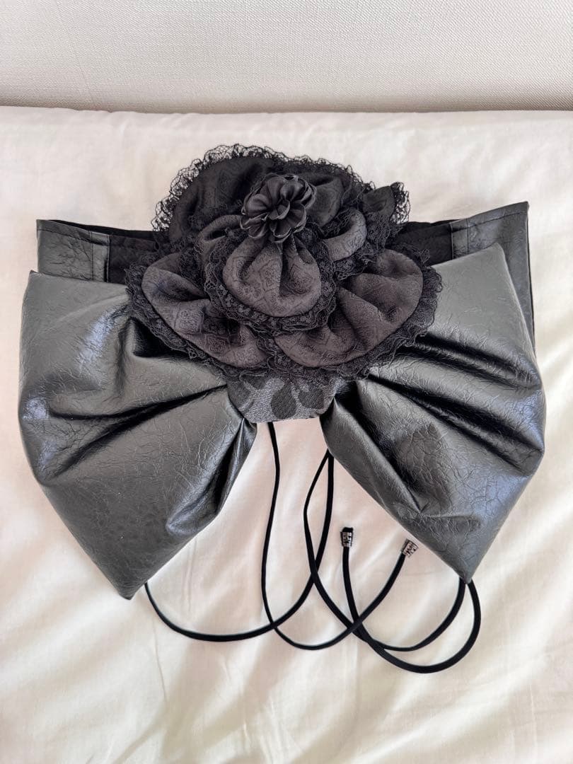 d*3様 QutieFrash 薔薇リボンコルセット ブラック