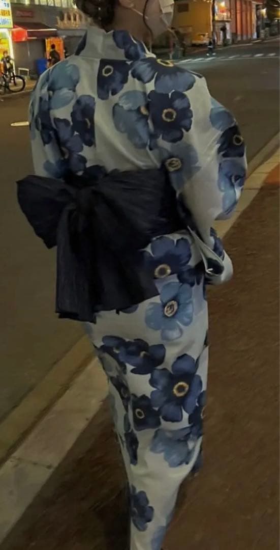 【お値下しました】Dita 浴衣 レディース 青