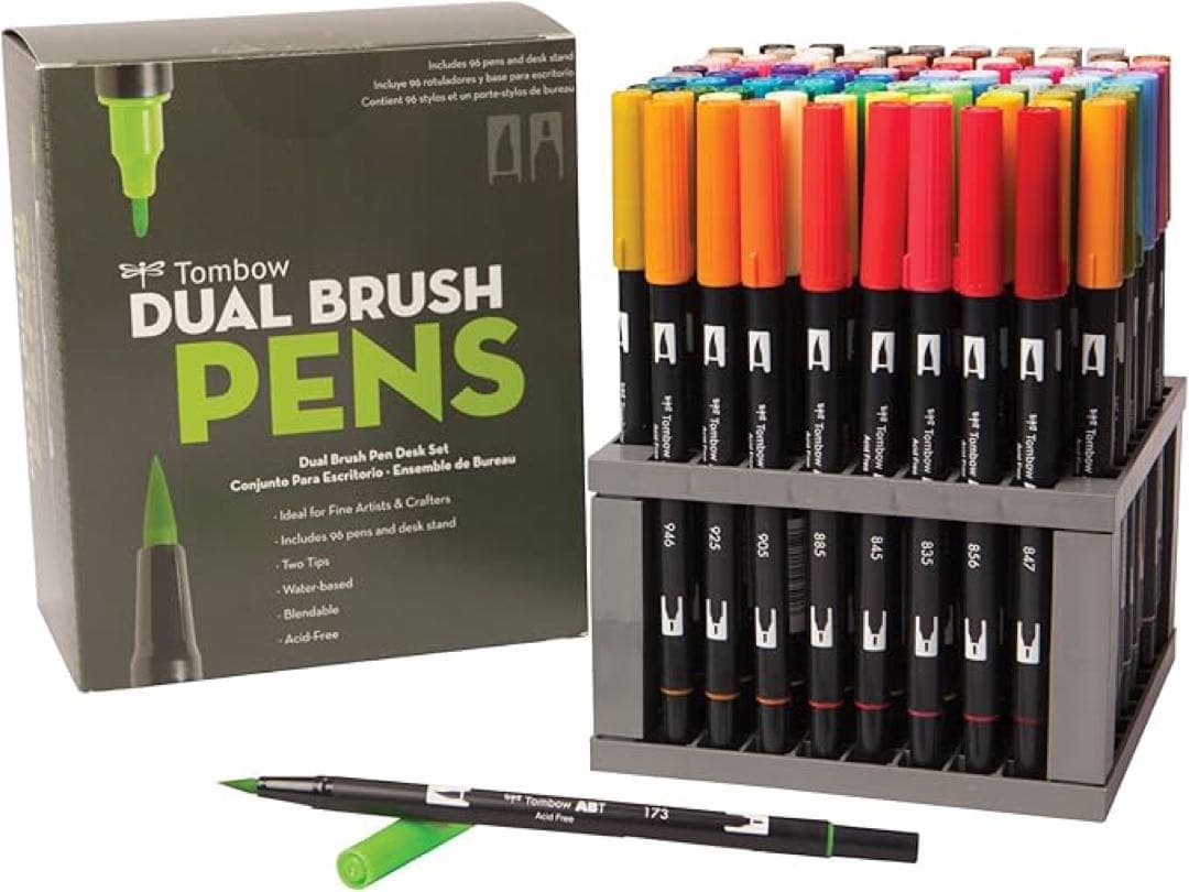 トンボabtデュアルブラッシュペン