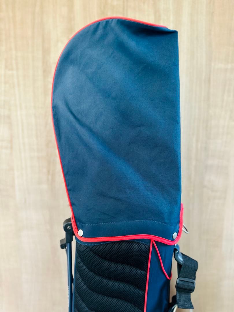 JACK BUNNY ジャックバニー　キャディバッグ ネイビー/レッド