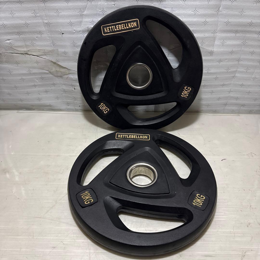 KETTLEBELLKON オリンピックプレート10KGx2枚