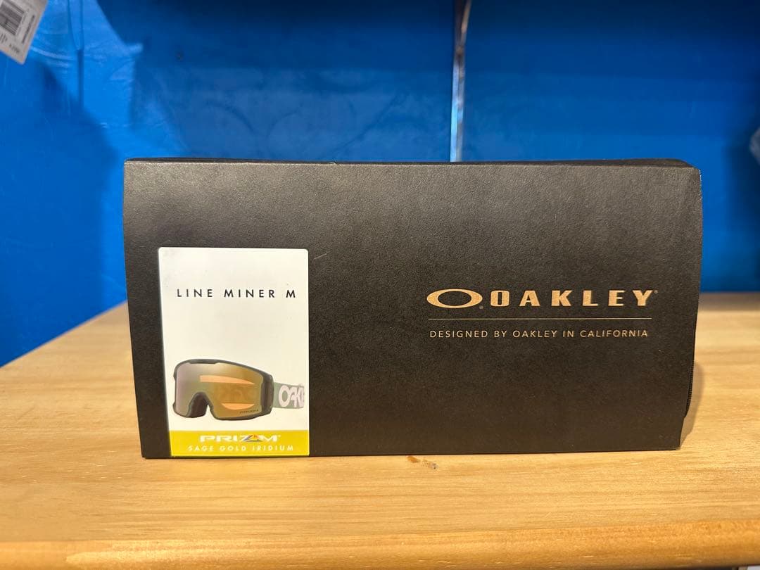 OAKLEY LINE MINER M ゴーグル Prizm Sage Gold