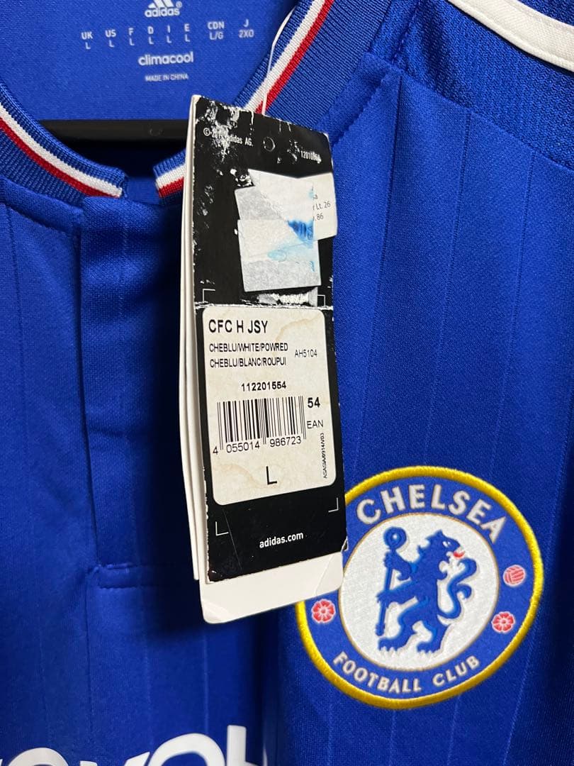 【正規品・タグ付】アザール ＃１０チェルシー１４／１５ユニフォーム（H)