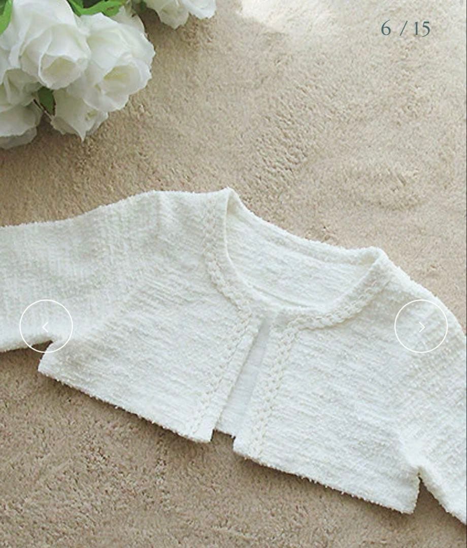 ✴︎美品✴︎ DRESCCO ベビードレス&ボレロ 80cm(2号)ホワイト