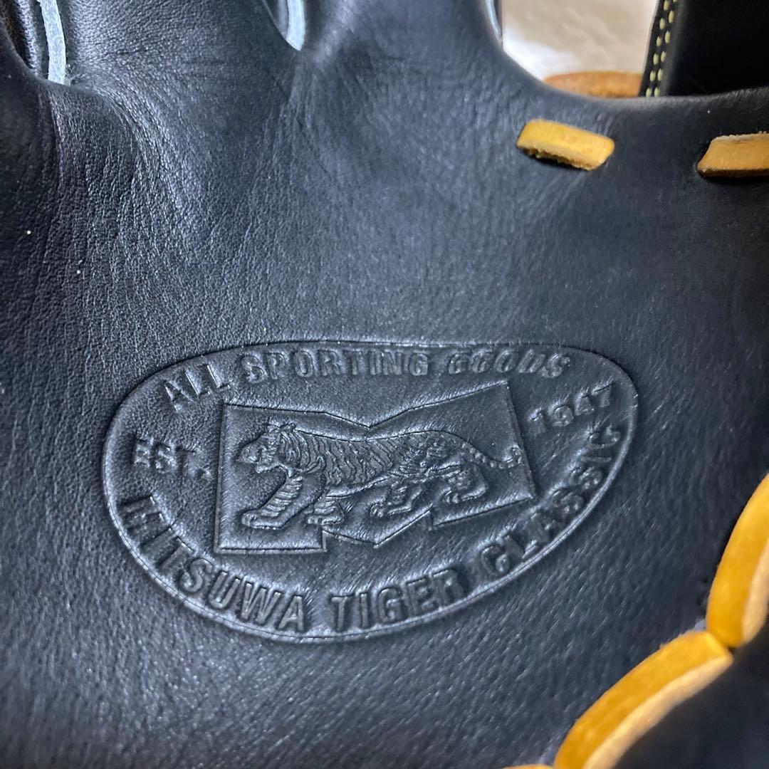 極美品　ミツワタイガー　軟式グローブ　左利き　オールラウンド