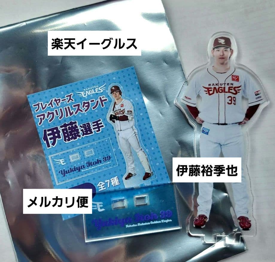 楽天イーグルス プレイヤーズ アクリルスタンド 伊藤裕季也 選手 4点セット