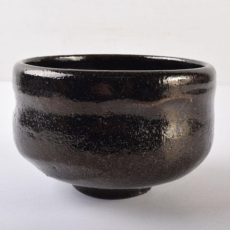 茶道具　黒楽茶碗　時代箱　V　R8626