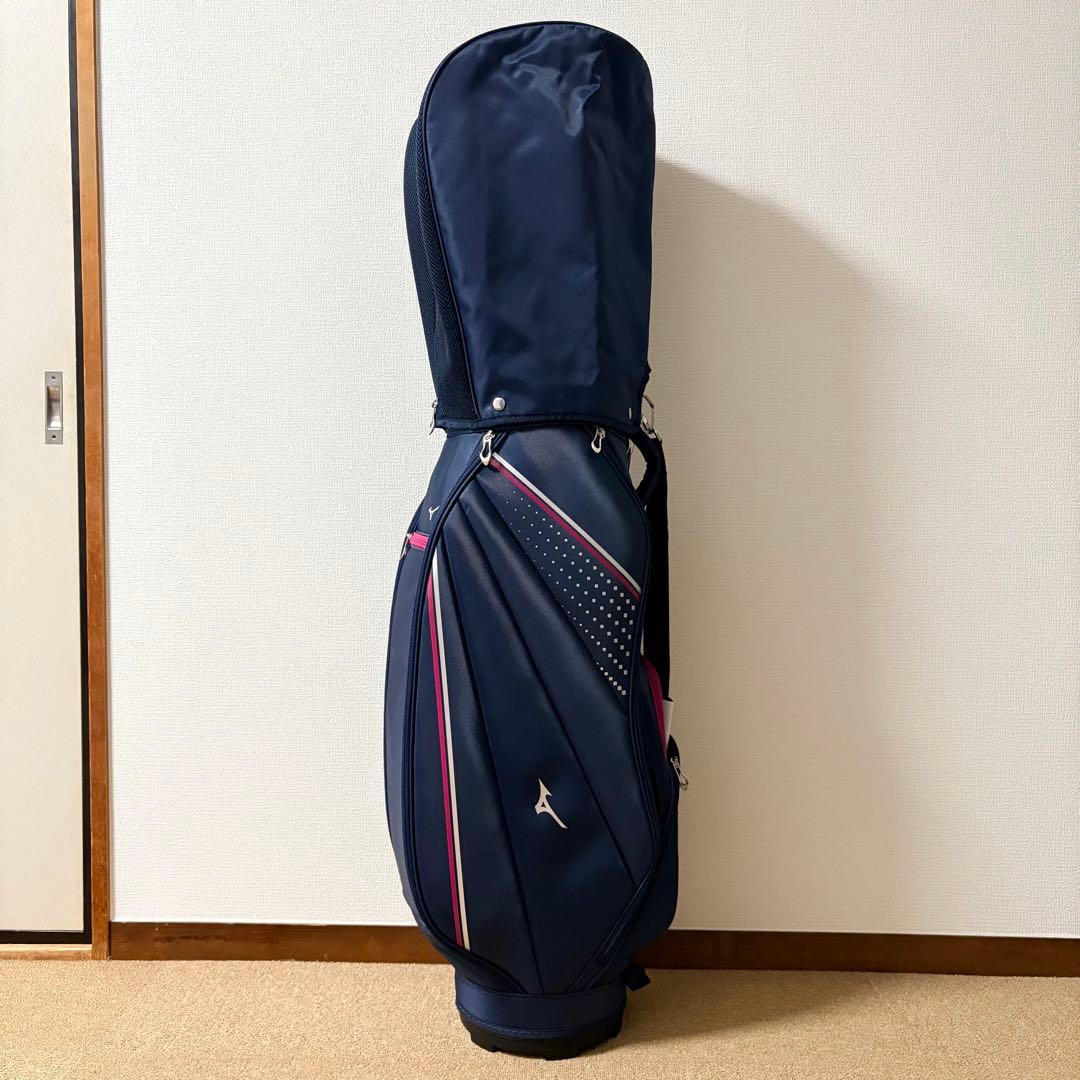 ミズノ キャディバッグ レディース ネイビー