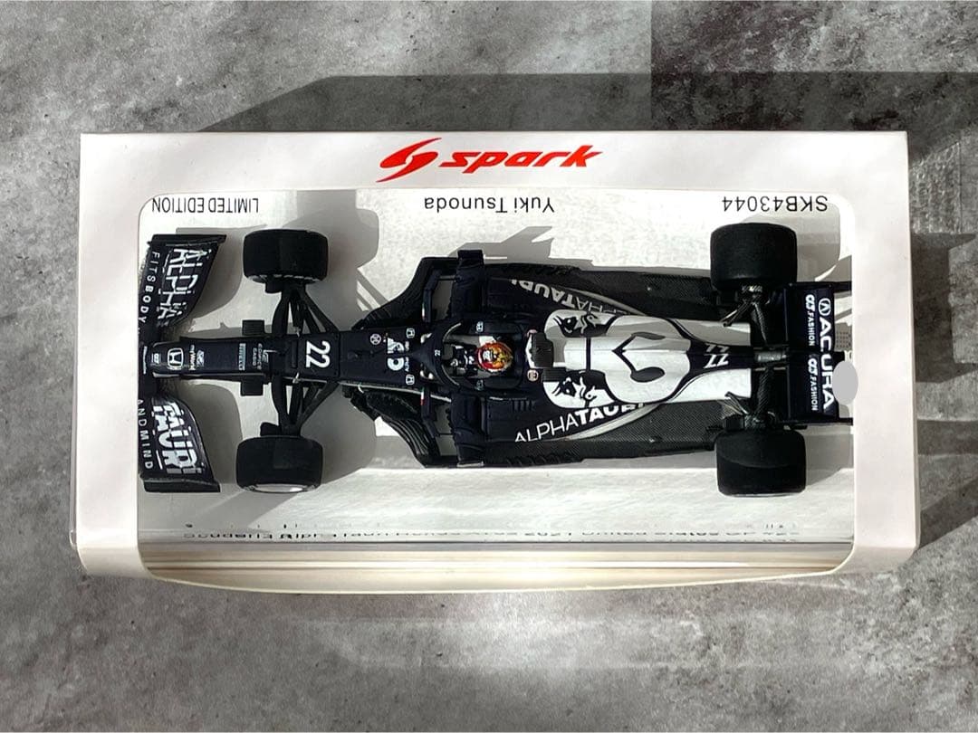 キッドボックス別注 1/43 アルファタウリAT02 2021USGP 角田裕毅