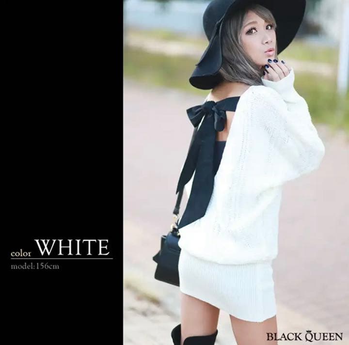 BLACK QUEEN ニットワンピース