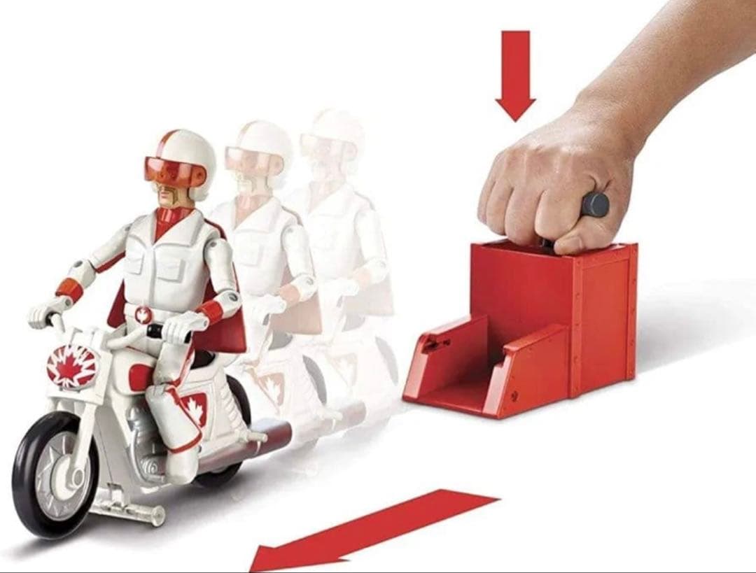 【未開封】トイストーリー4 デュークカブーン スタントマン ランチャー マテル