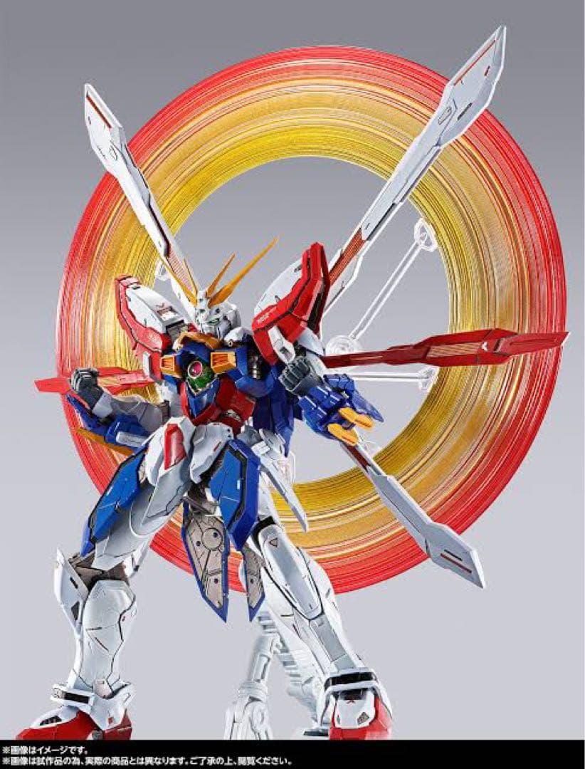 L BUILD ゴッドガンダム＆ゴッドガンダム弐メタルビルド　伝票後無