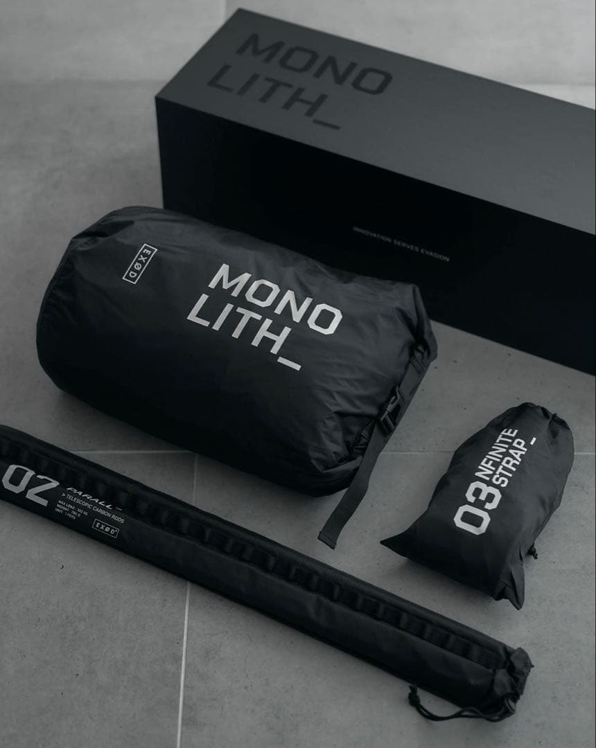 EXOD MONOLITH 2way シェルター エアフレームテント 新品未使用