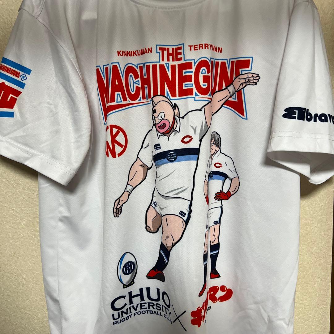 中央大学ラグビー部 キン肉マン コラボTシャツ
