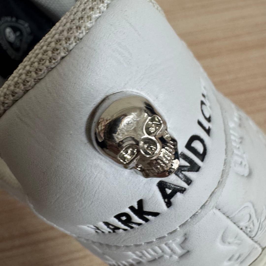 MARK ＆LONA ゴルフシューズ ホワイト スカル 27cm