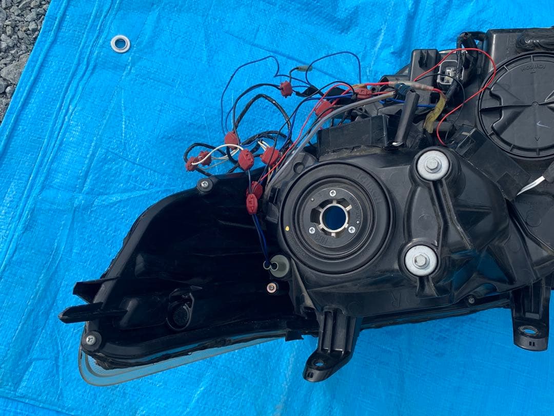 アルファード20後期　ヘッドライト　イカリング