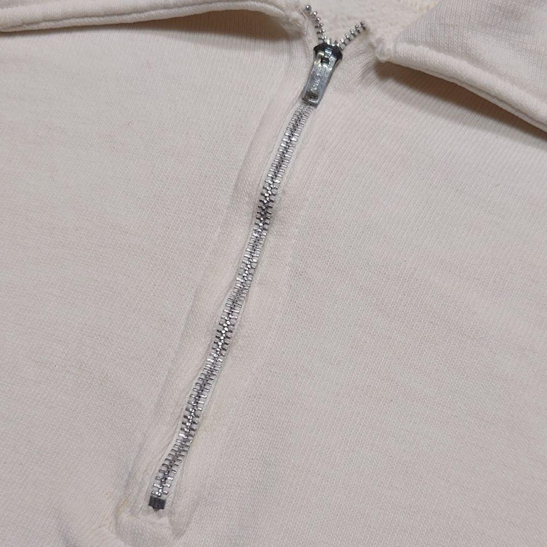 60s Champion 小文字ランタグ ハーフジップスウェット バックプリント