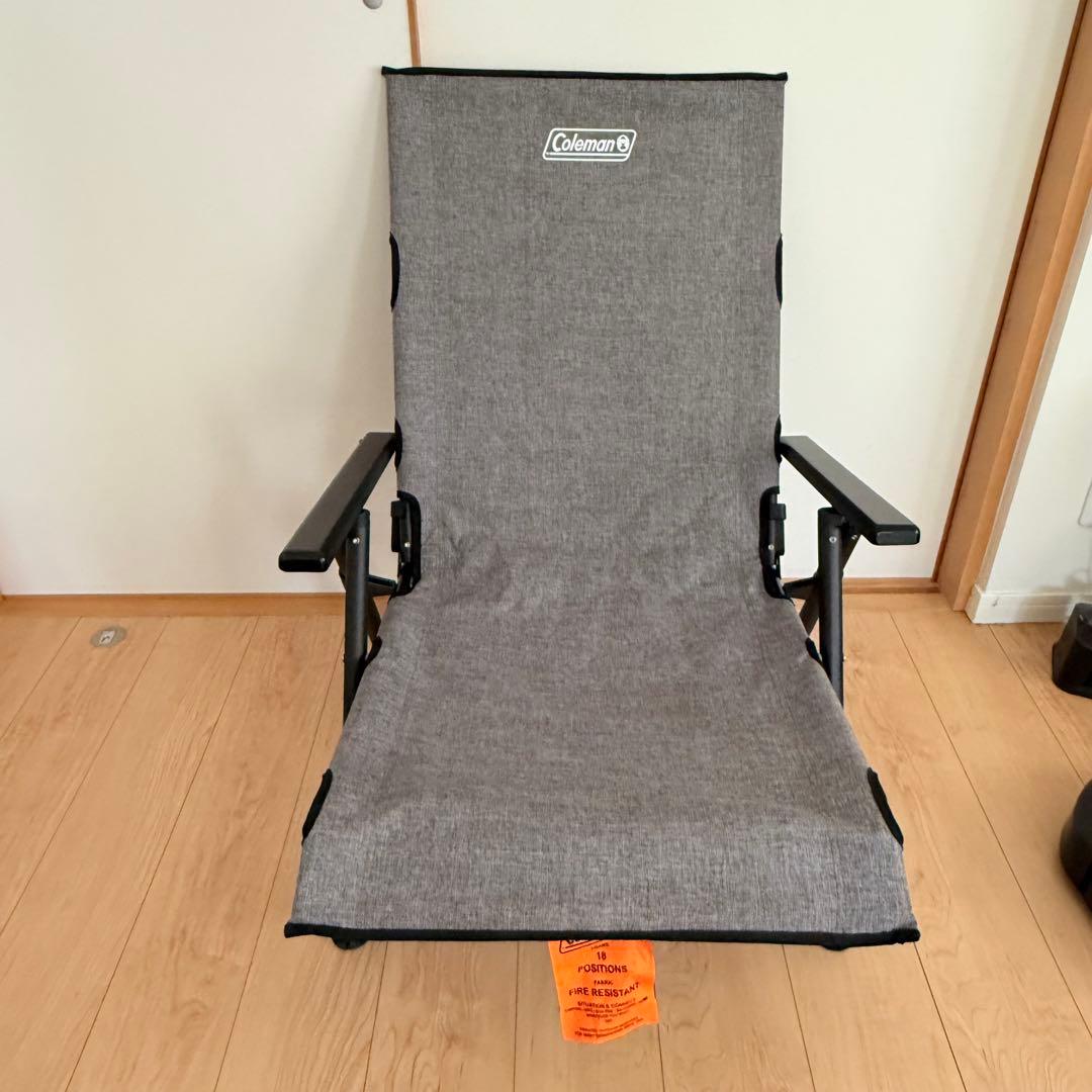 Coleman リクライニングアウトドアチェア レイチェア NX 18 グレー