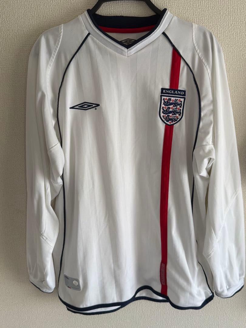 【正規品】イングランド代表　長袖　ユニフォーム 2001-2003
