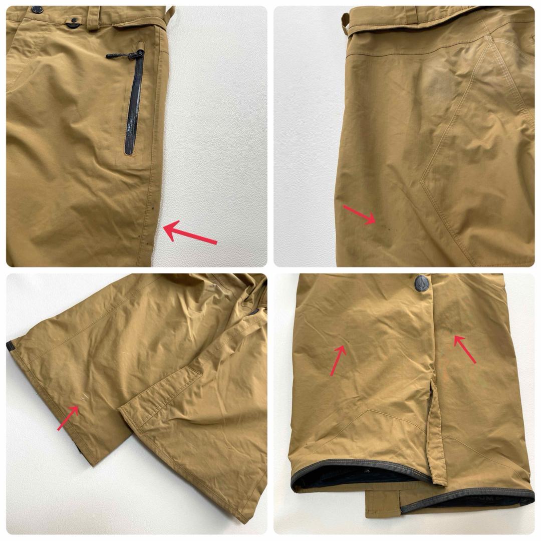 6666 ボルコム　パンツ　ゴアテックス　無地　スノボ　ベージュ