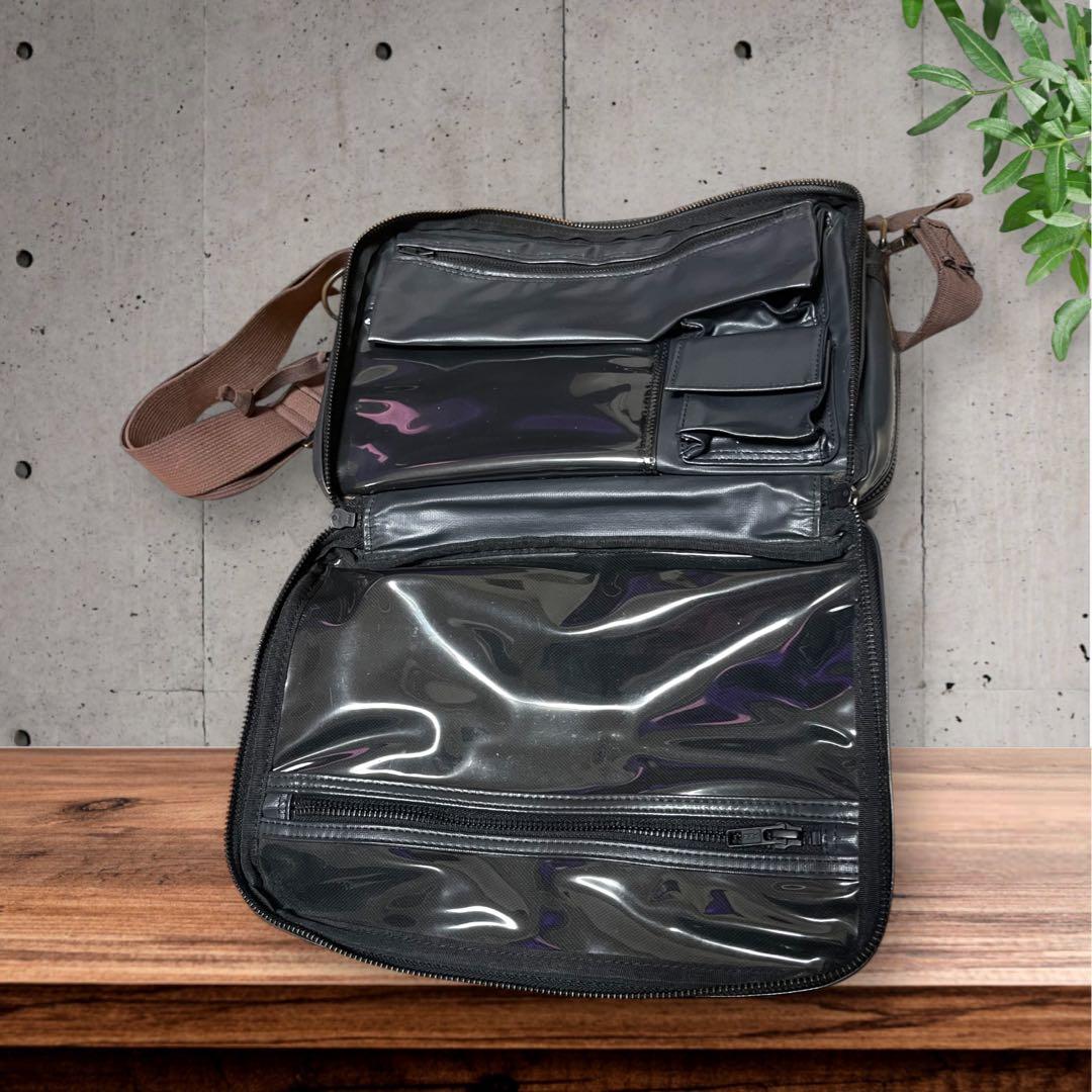 PORTER ラゲッジ レーベル ライナー ショルダーバッグ ブラック 廃盤品