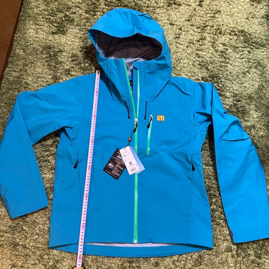 新品Ｍサイズ　高機能ラウドマウスゴルフメンズダントツ撥水レインウェア　ブルー
