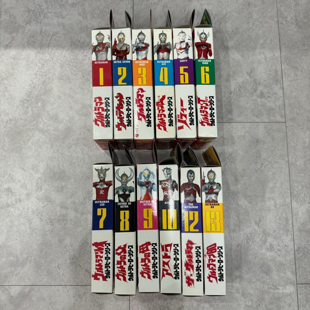 ウルトラマン　ウルトラヒーローシリーズ　ソフビ　フィギア　箱・カード付き