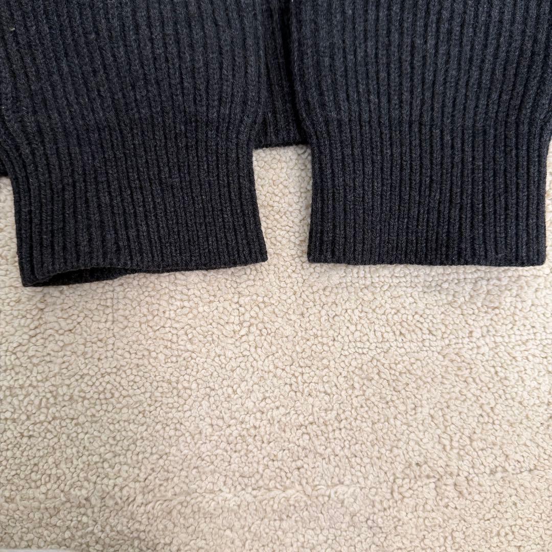 オーラリー　SUPER FINE WOOL RIB KNIT BIG ニット