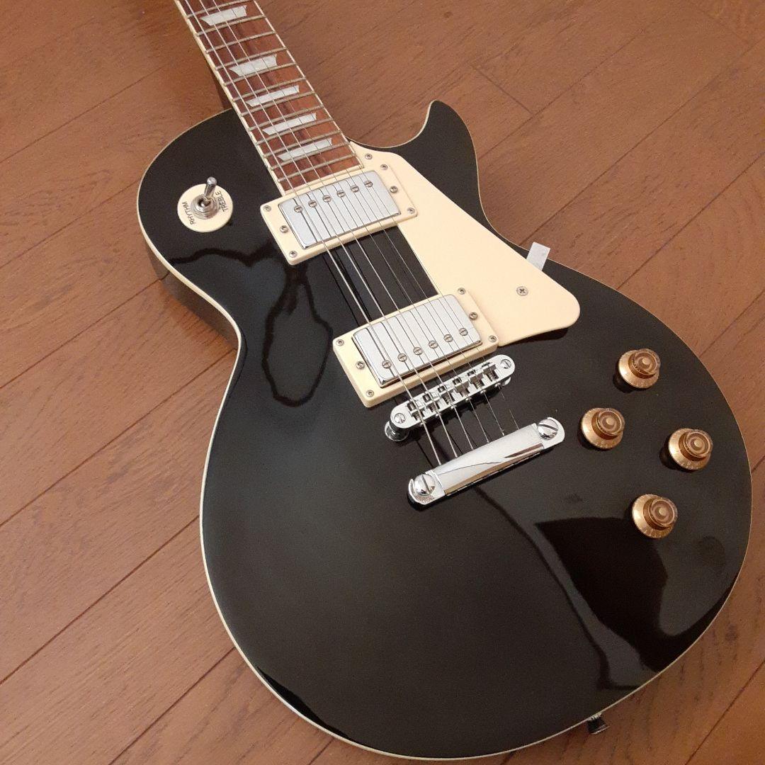 美品　Maison ブラック エレキギター レスポールタイプ