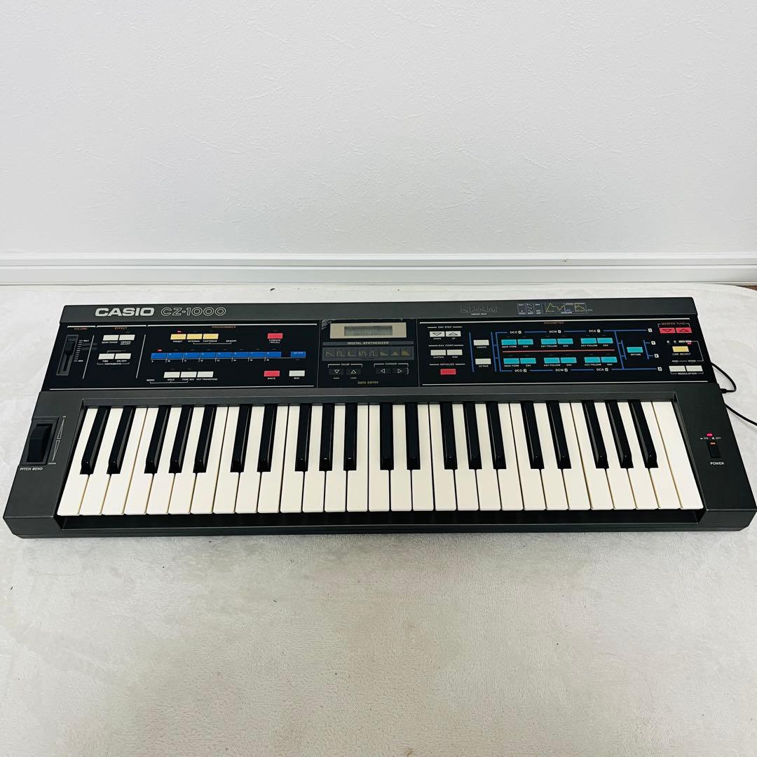 CASIO キーボードシンセサイザー CZ-1000 動作確認済み
