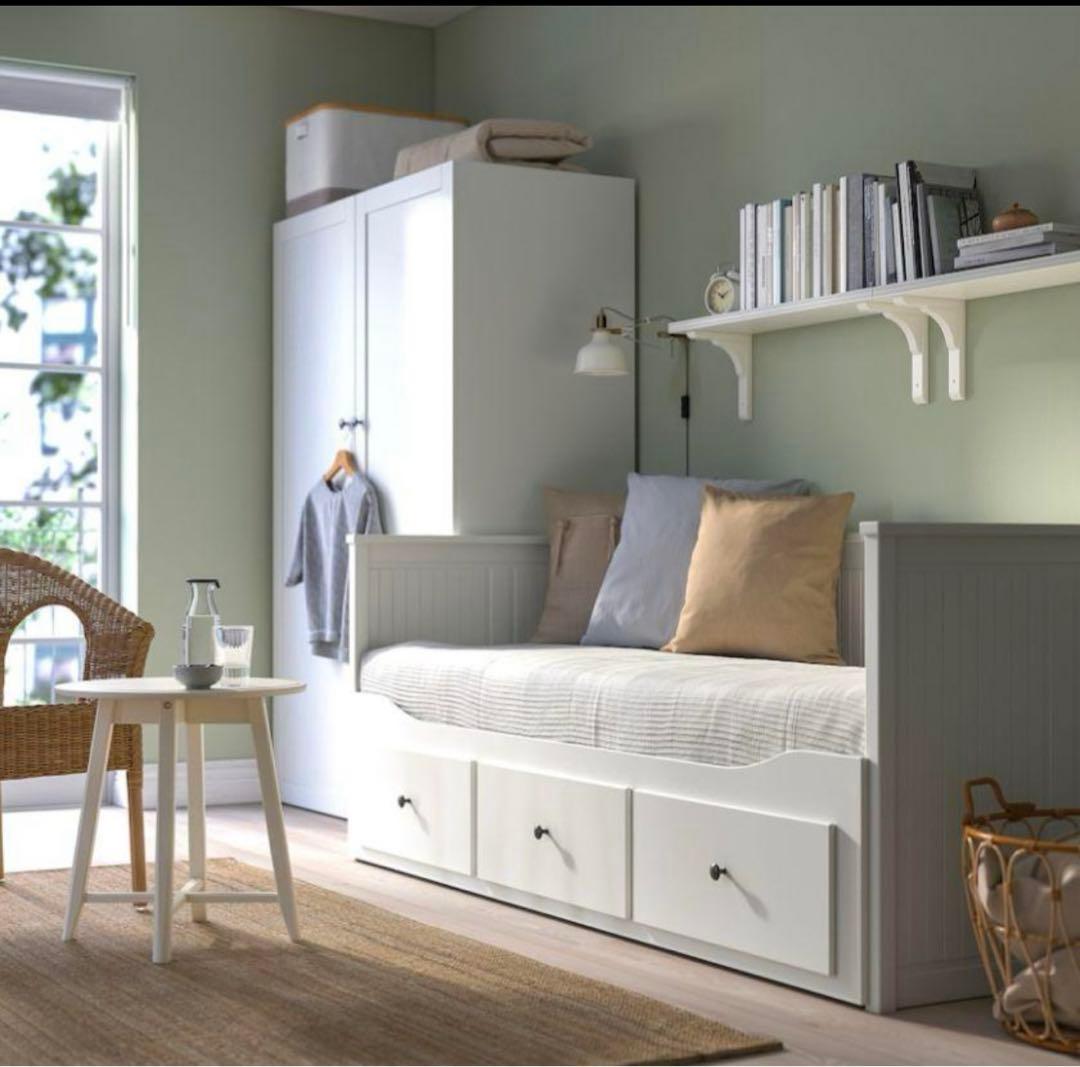 IKEA ヘムネス　マットレス2枚付きHEMNES