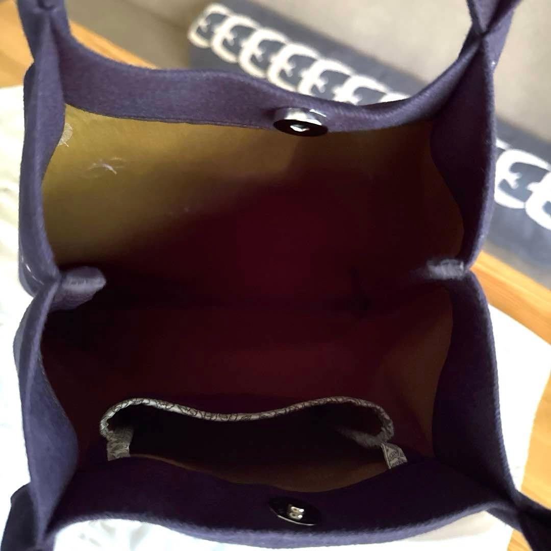 ハンドメイド　ミナペルホネン　choucho dop生地　バッグ