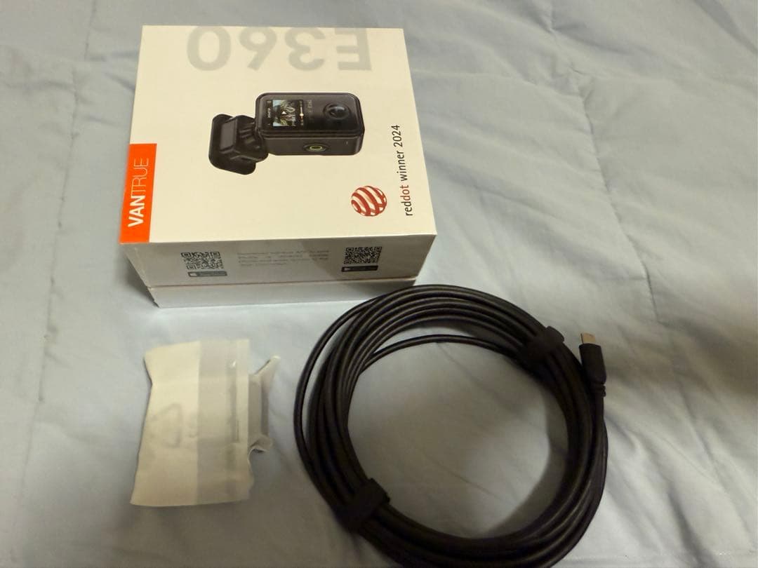 360度パノラマ ドライブレコーダー VANTRUE E360＋リアカメラ