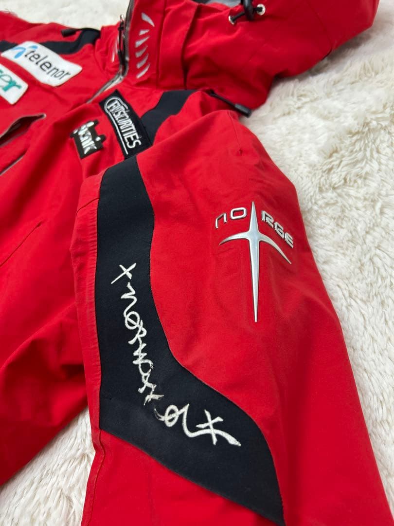 PHENIX フェニックス スキーウェア セット　ノルウェー　M　赤　norge