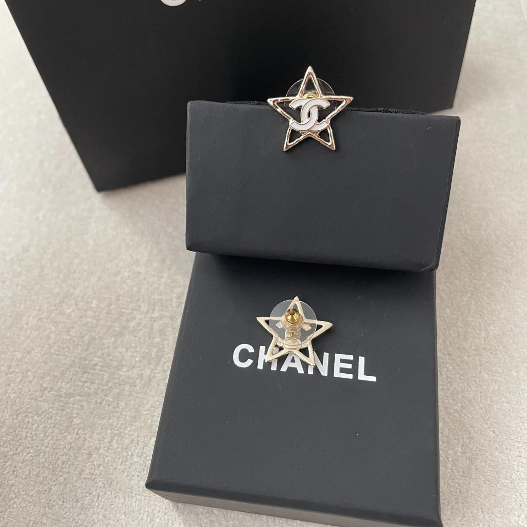 星型CC & ココアロゴ ピアス