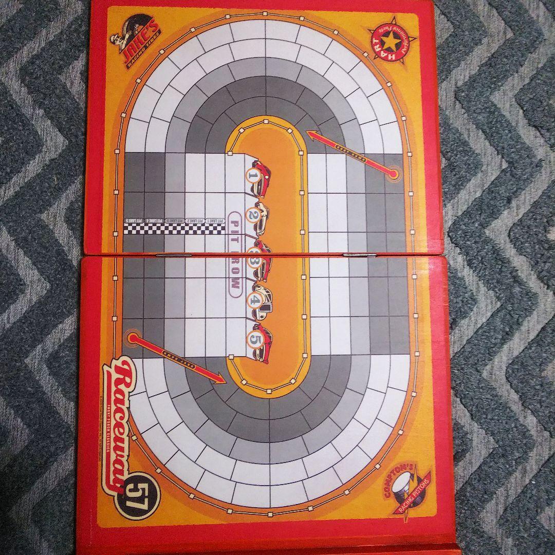 Raceway 57 カーレースボードゲーム 木製ボックス